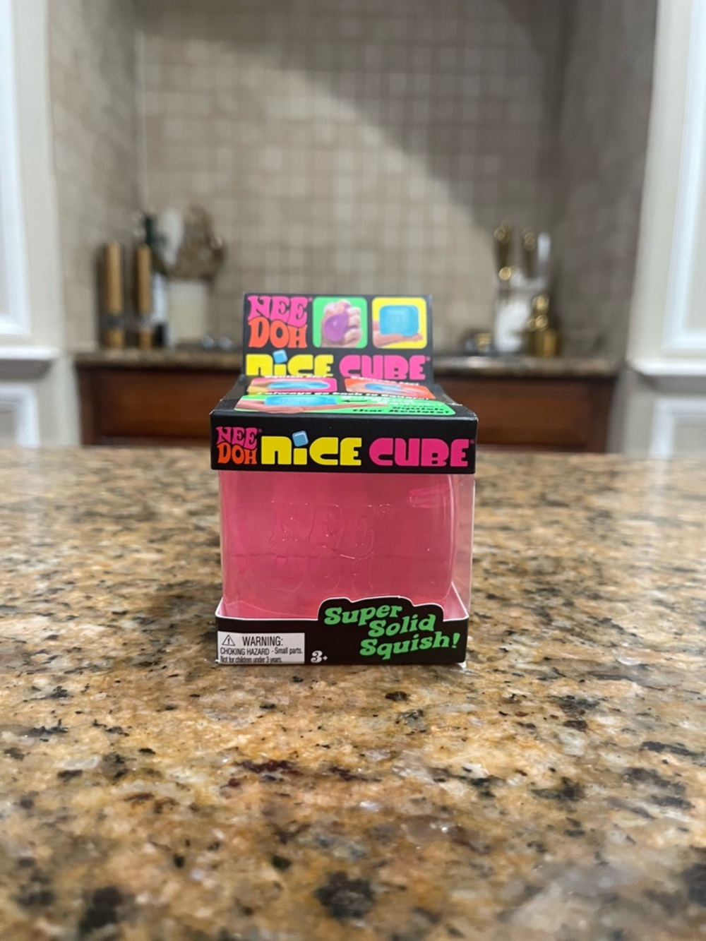 🛍️SOLD🛍️ Nee Doh Nice Cube Super Solid Squish - Pink Needoh